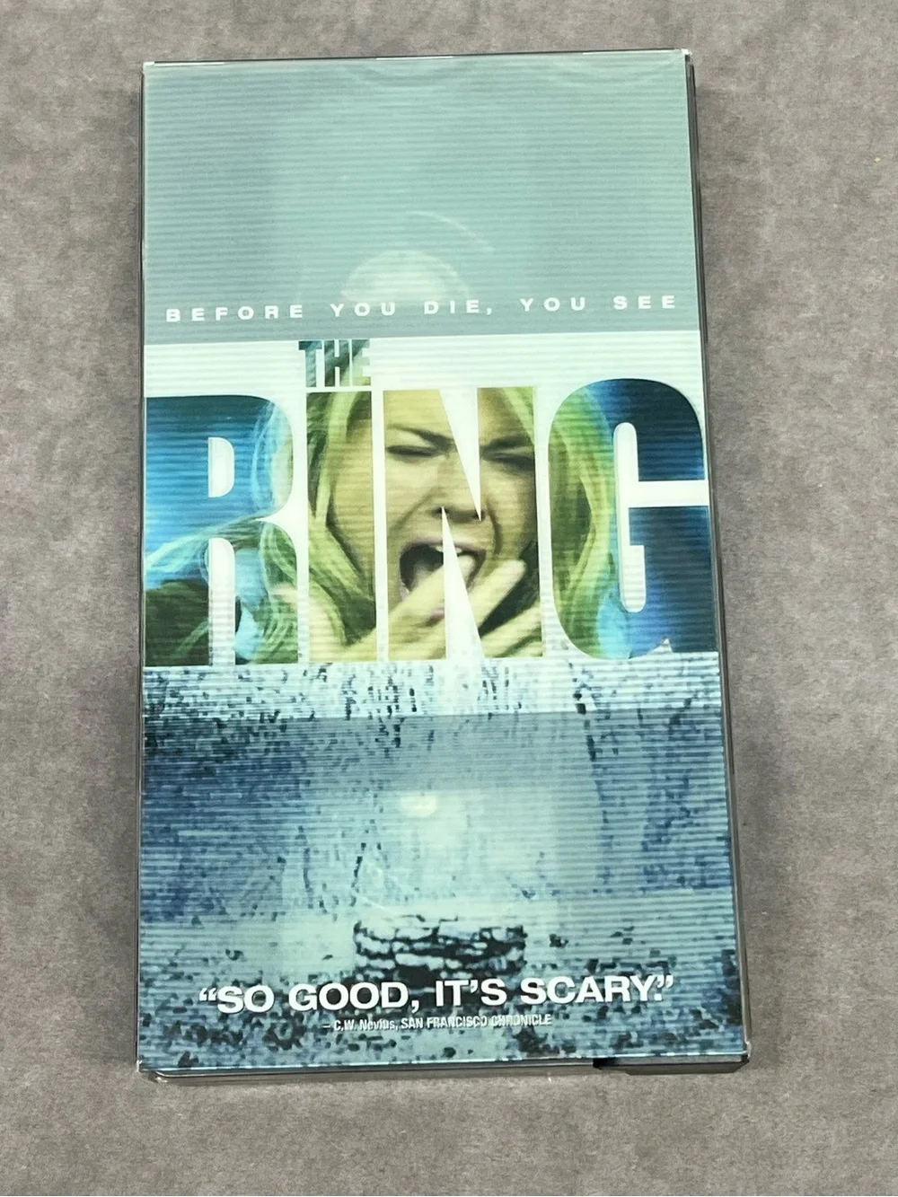 The Ring VHS Movie Cover - Blue